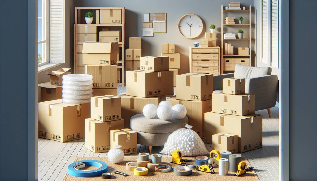 Les essentiels de l'emballage déménagement : matériaux, techniques et astuces