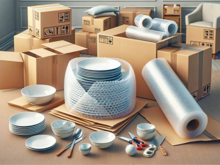papier bulle : protéger sa vaisselle efficacement lors d'un déménagement
